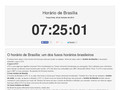 Pormenores : Horário de Brasília